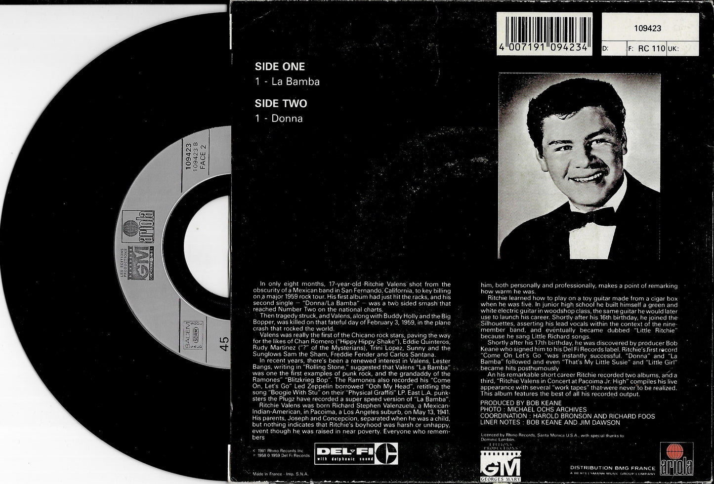 RITCHIE VALENS - La Bamba / Donna