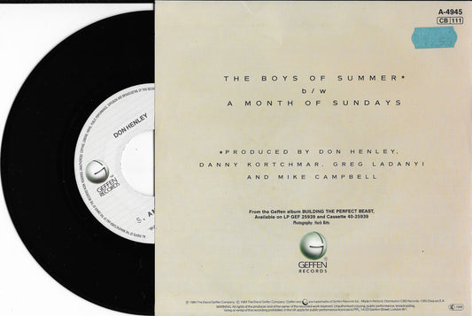 DON HENLEY - The Boys Of Summer