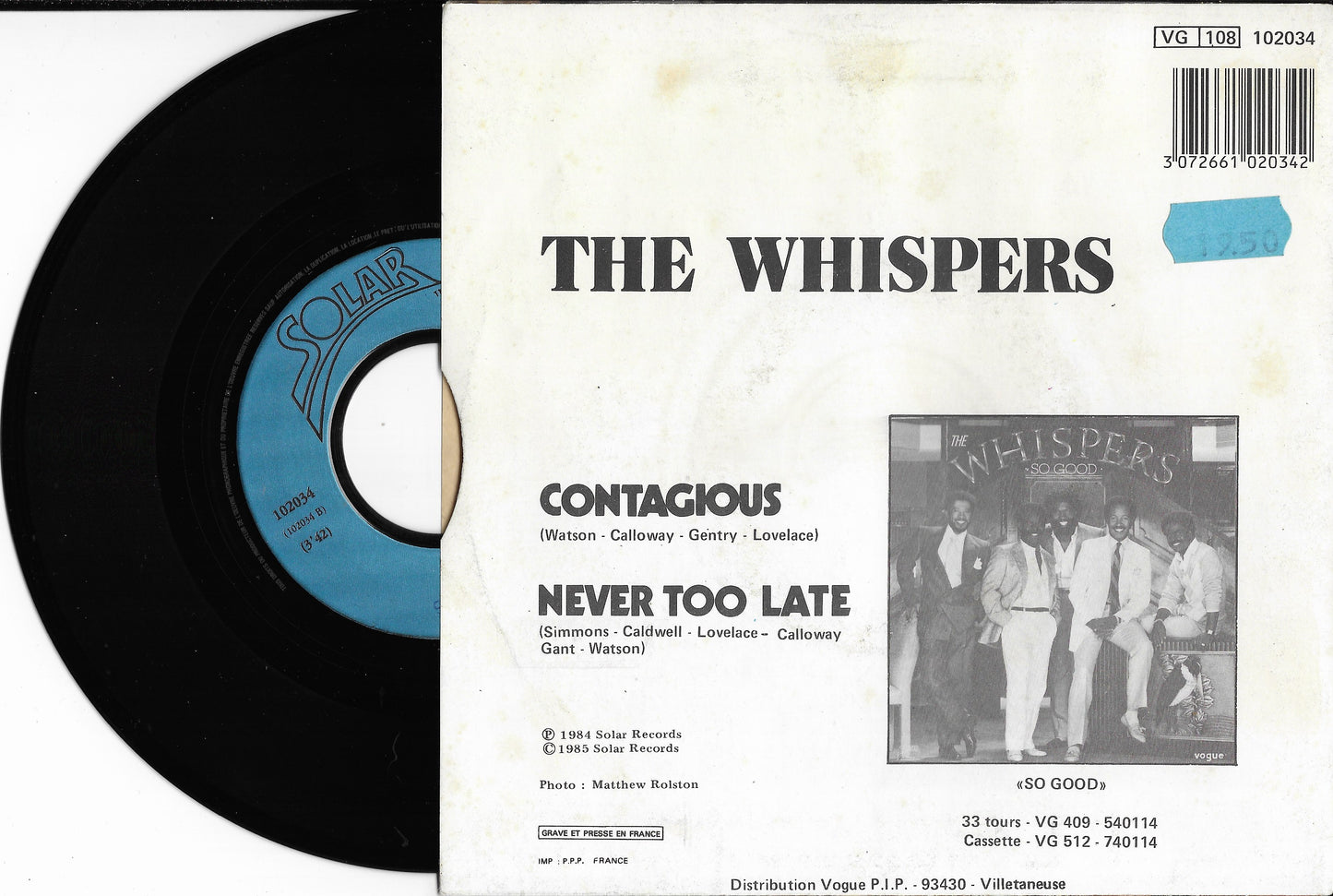 THE WHISPERS - Contagious