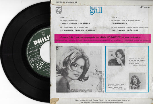 FRANCE GALL - Laisse Tomber Les Filles (4e Série)