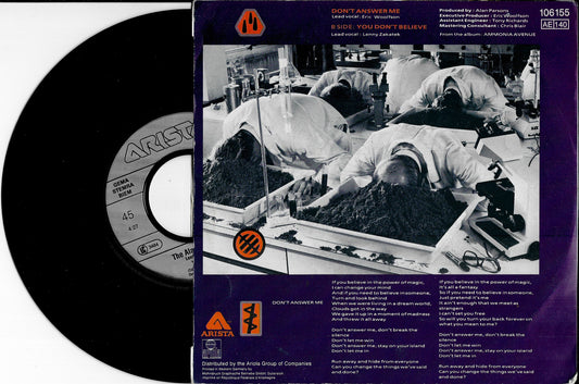 THE ALAN PARSONS PROJECT - Don't Answer Me