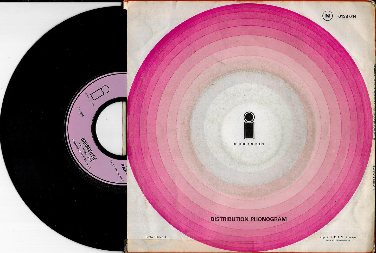 SPARKS - This Town Ain't Big Enough For Both Of Us