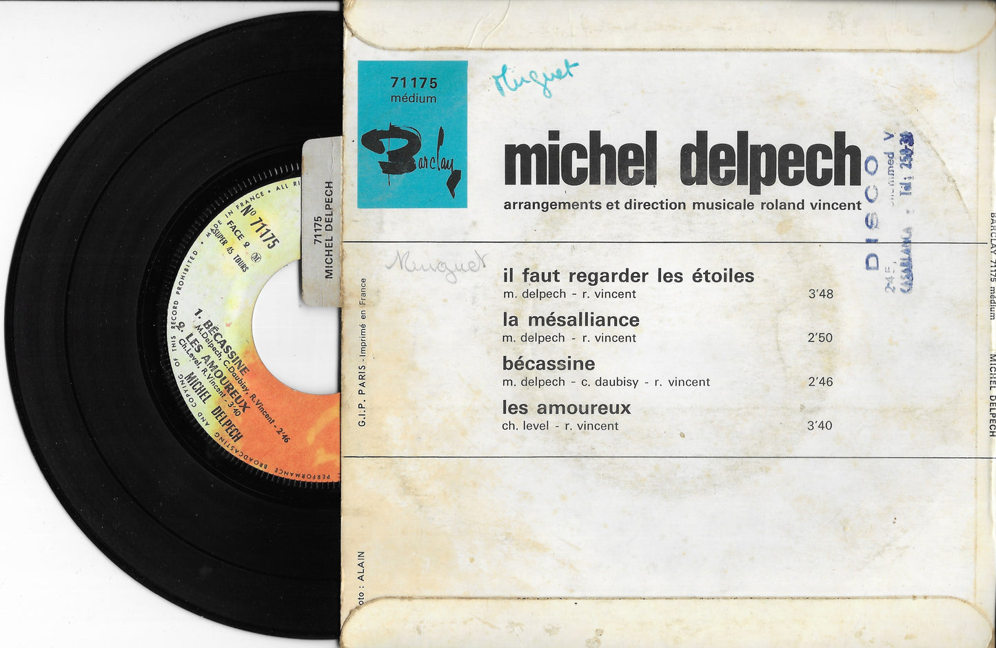 MICHEL DELPECH - Il Faut Regarder Les Etoiles