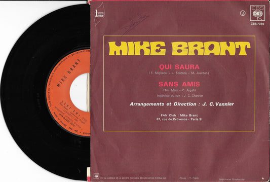 MIKE BRANT - Qui Saura