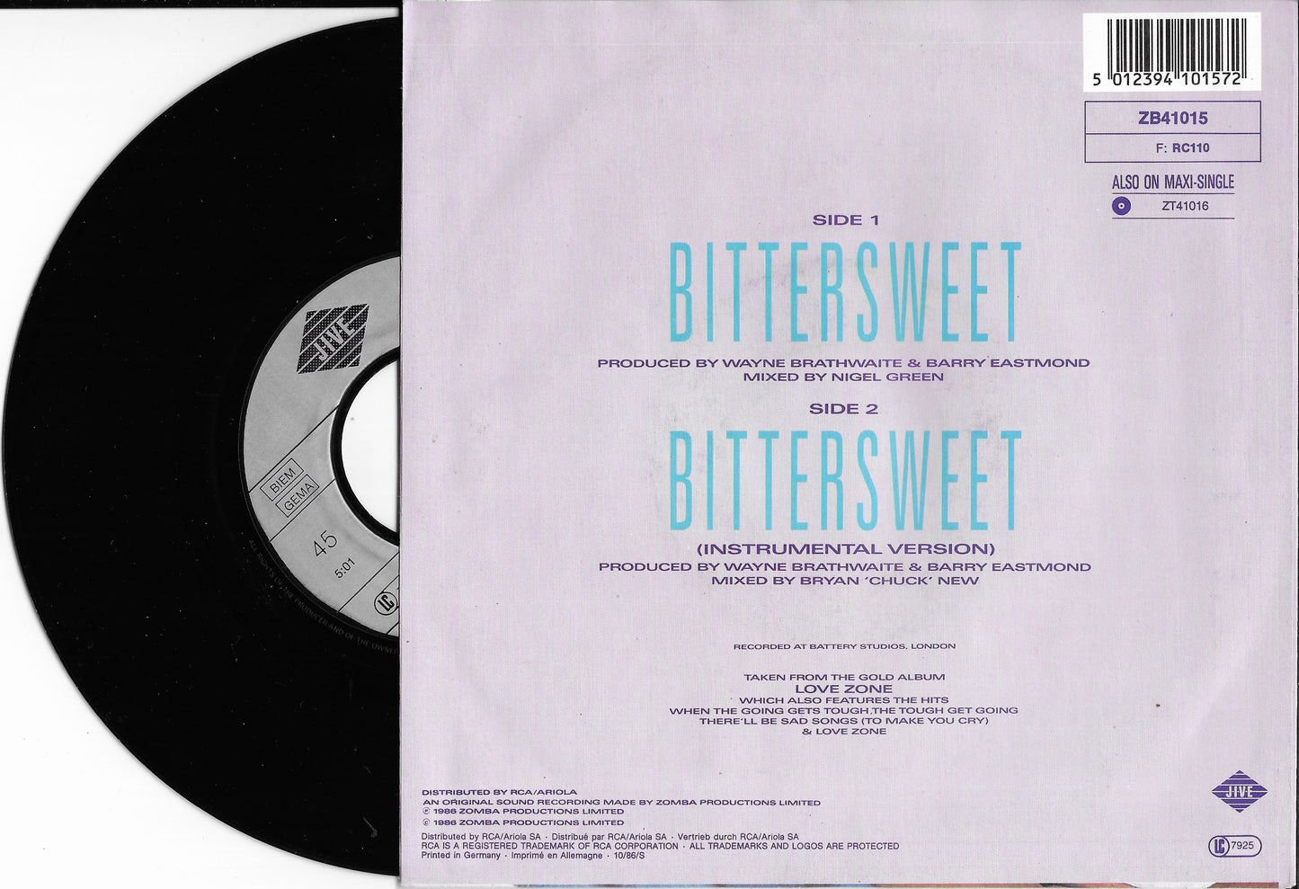 BILLY OCEAN - Bittersweet