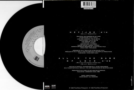 WILLY DEVILLE - Hey ! Joe