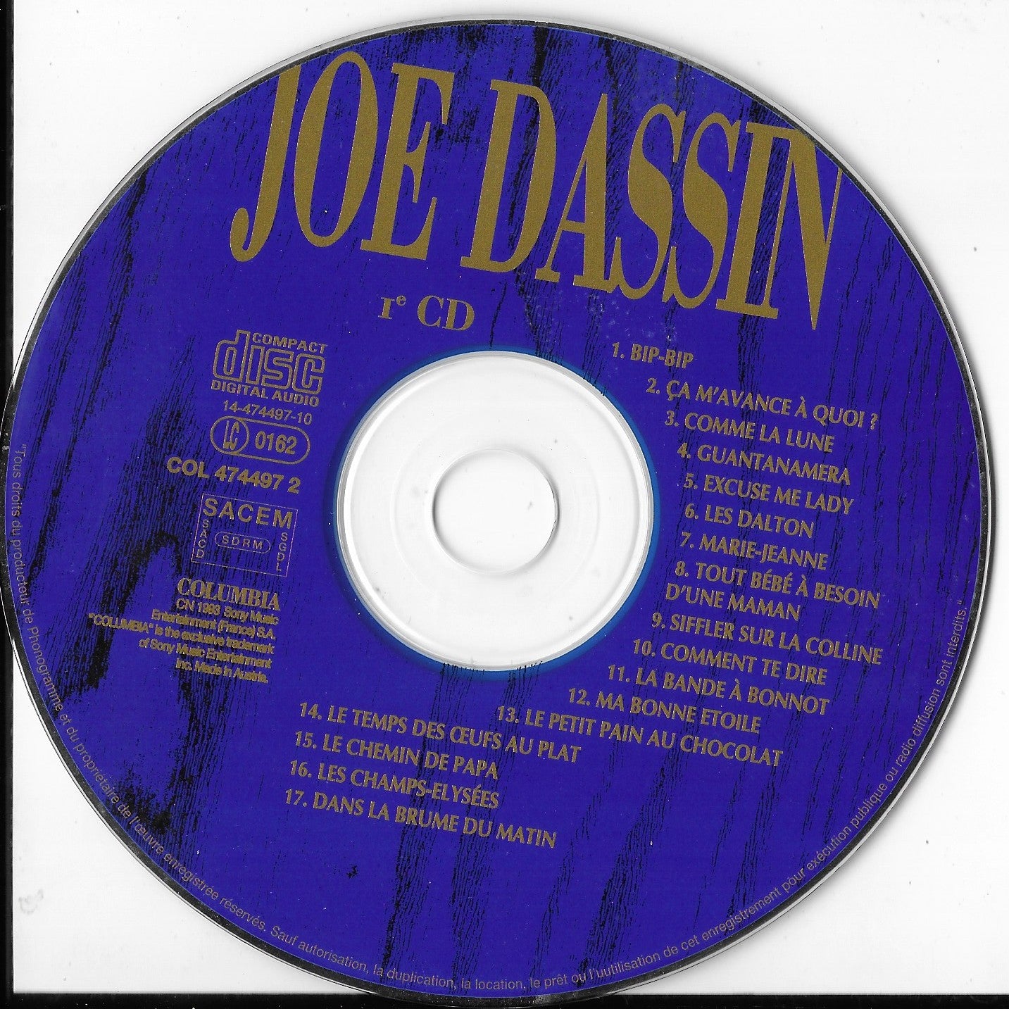 JOE DASSIN - Joe Dassin (Compilation 3 CD)