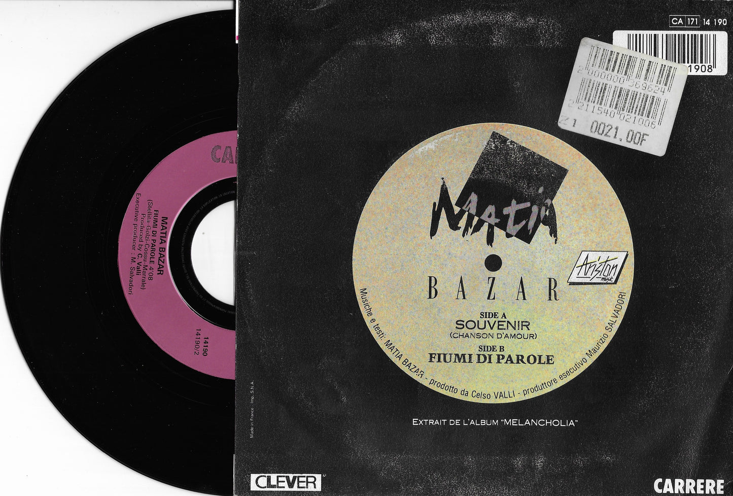 MATIA BAZAR - Souvenir (Chanson D'amour)