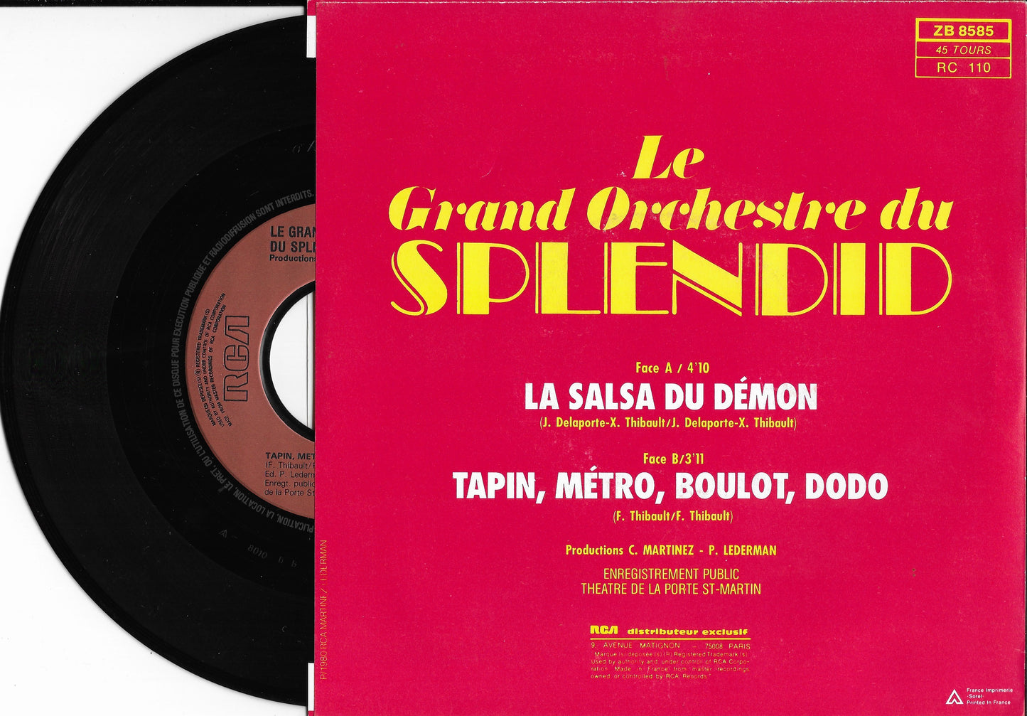 LE GRAND ORCHESTRE DU SPLENDID - La Salsa Du Démon
