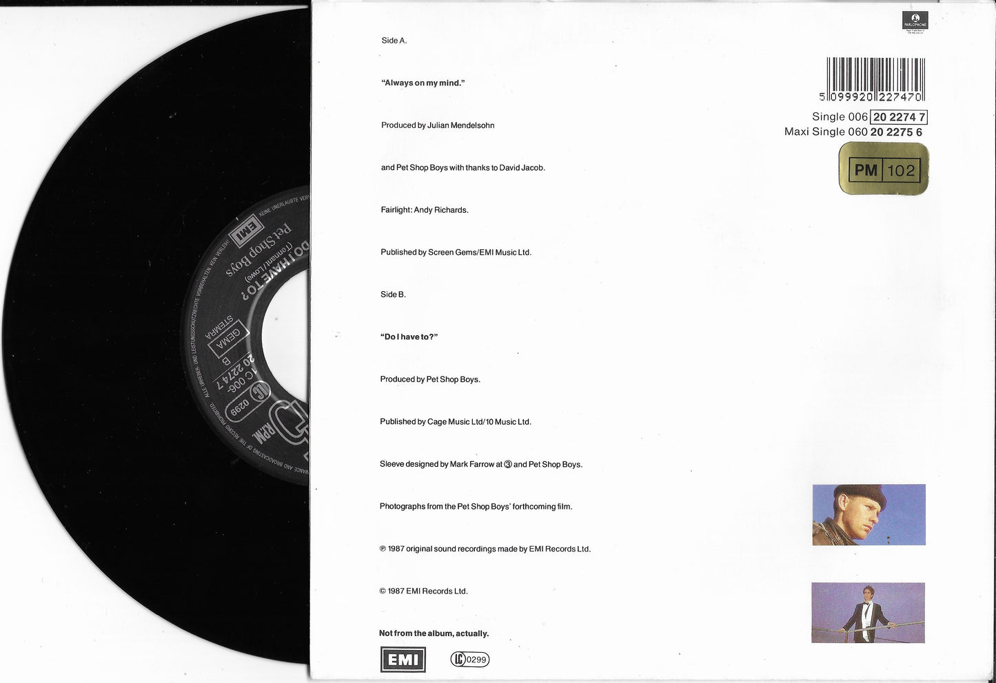 PET SHOP BOYS - Always On My Mind