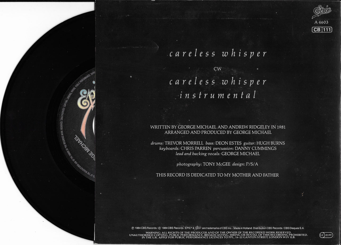 GEORGE MICHAEL - Careless Whisper