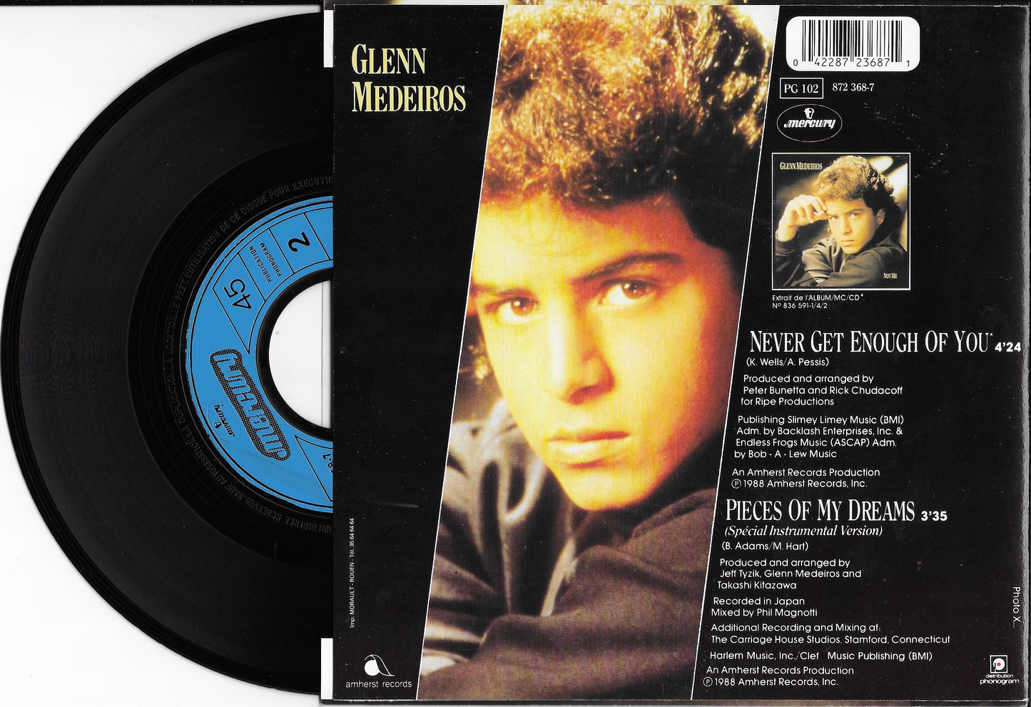 GLENN MEDEIROS - Never Get Enough Of You