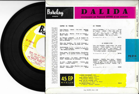 DALIDA - T'aimer Follement