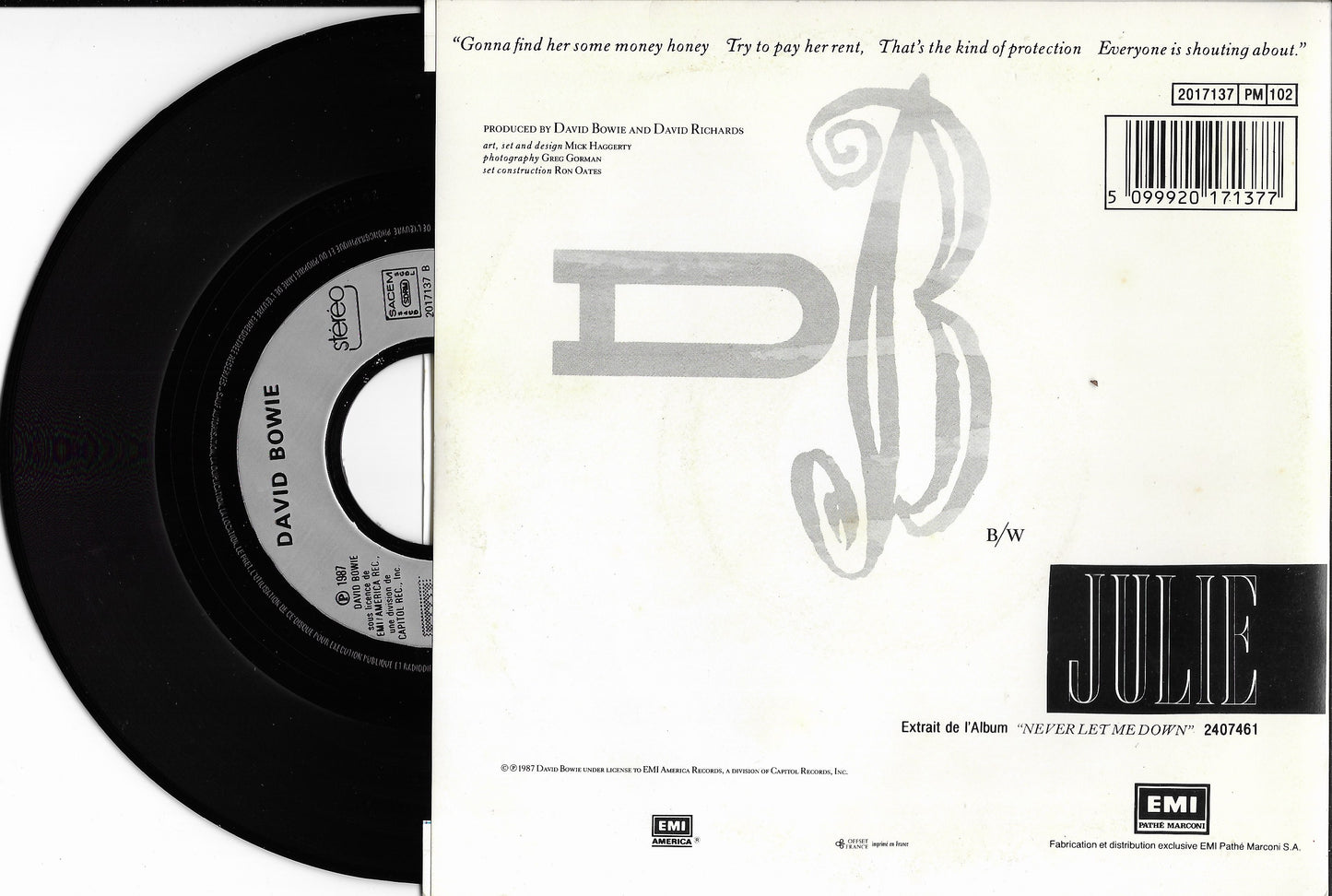 DAVID BOWIE - Day-In Day-Out