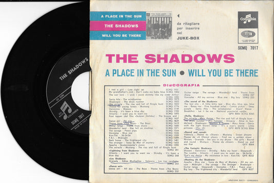 THE SHADOWS - A Place In The Sun (Pressage Italy)