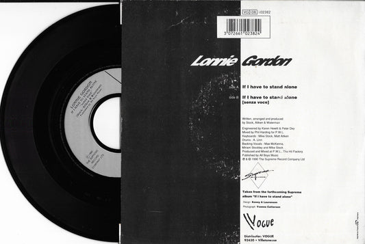 LONNIE GORDON - If I Have To Stand Alone