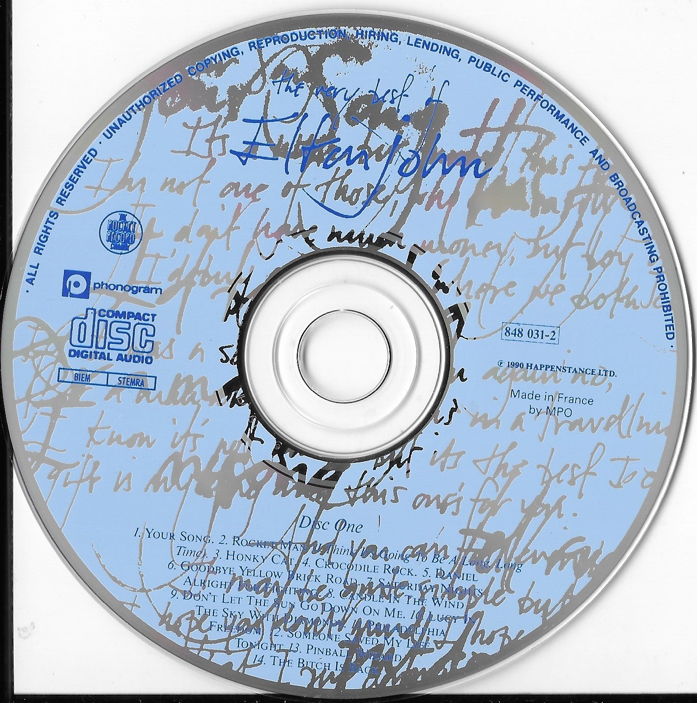 ELTON JOHN - The Very Best Of Elton John