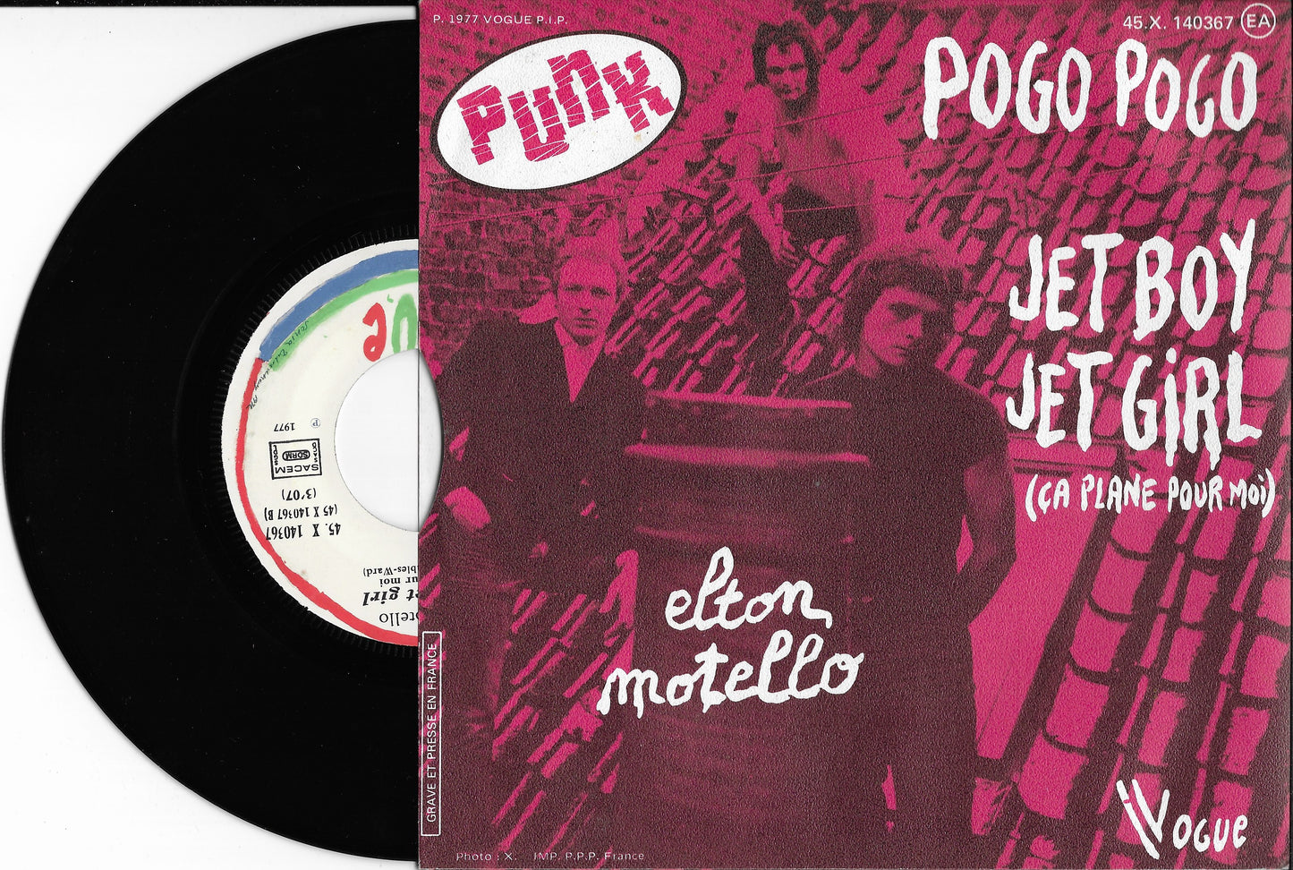 ELTON MOTELLO -  Pogo Pogo / Jet Boy Jet Girl