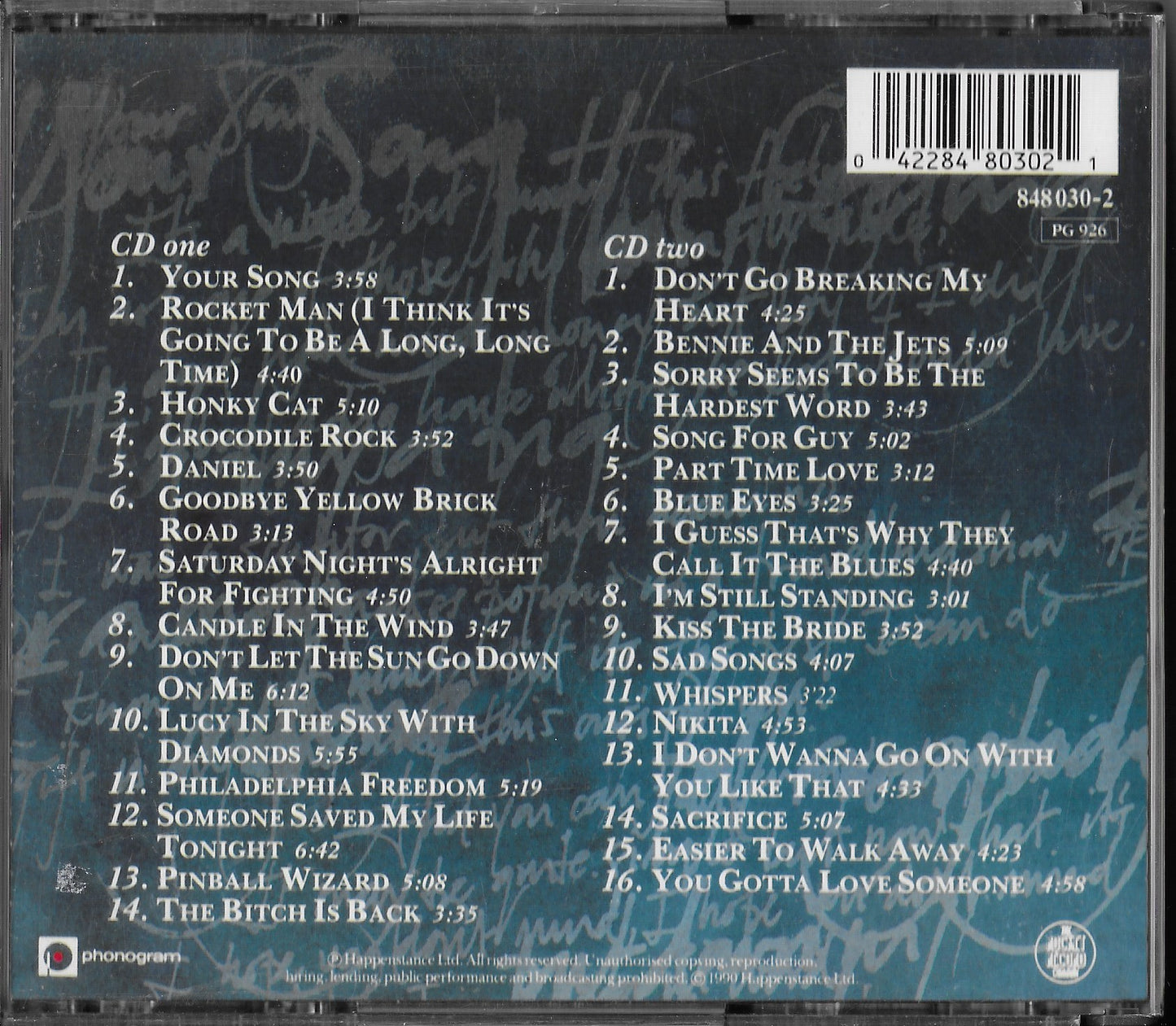 ELTON JOHN - The Very Best Of Elton John