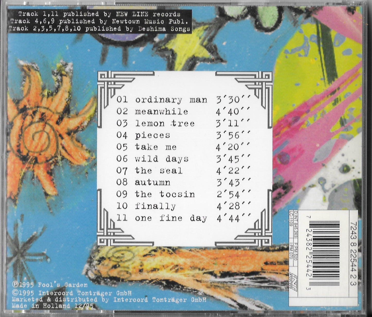 FOOL'S GARDEN - Dish Of The Day