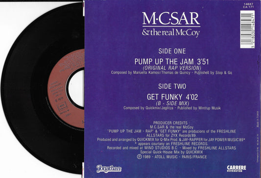 M.C. SAR & THE REAL McCOY - Pump Up The Jam - Rap