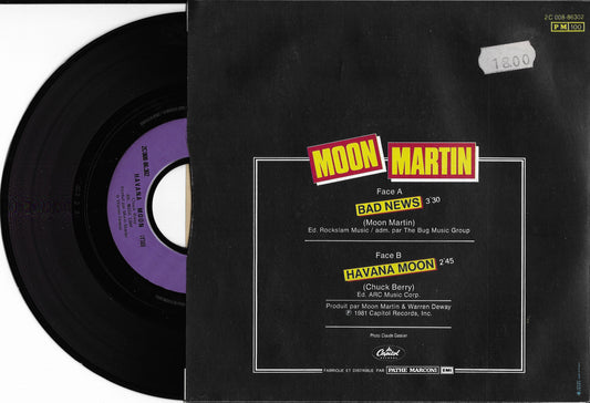 MOON MARTIN - Bad News