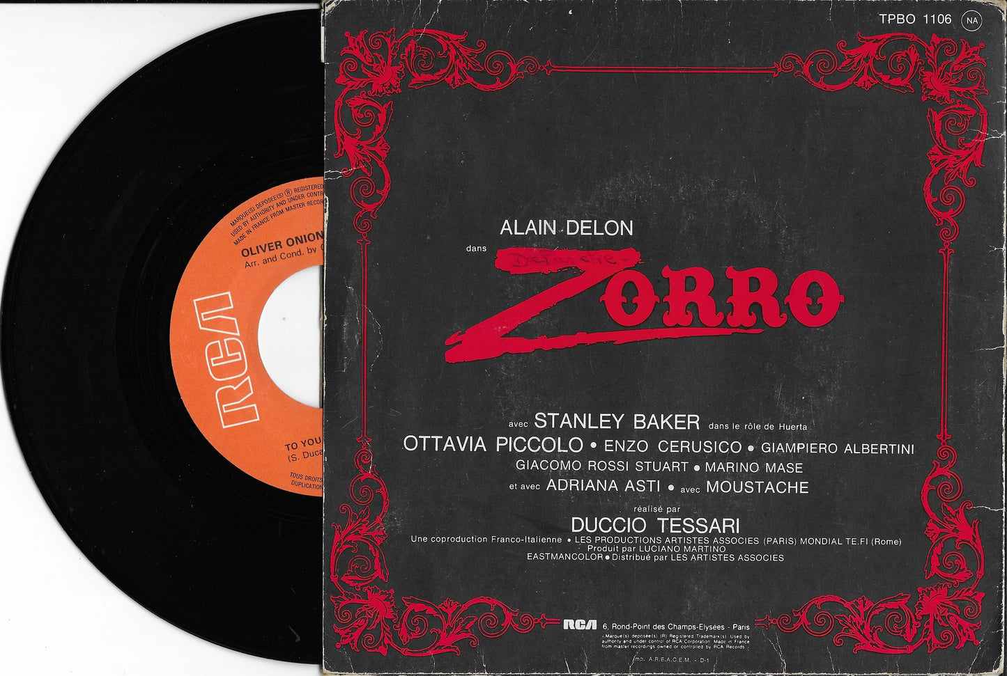 OLIVER ONIONS - Zorro Is Back - Chanson Extraite de la Bande Originale Du Film " Zorro "