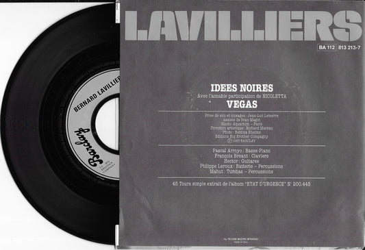 BERNARD LAVILLIERS - Idées Noires
