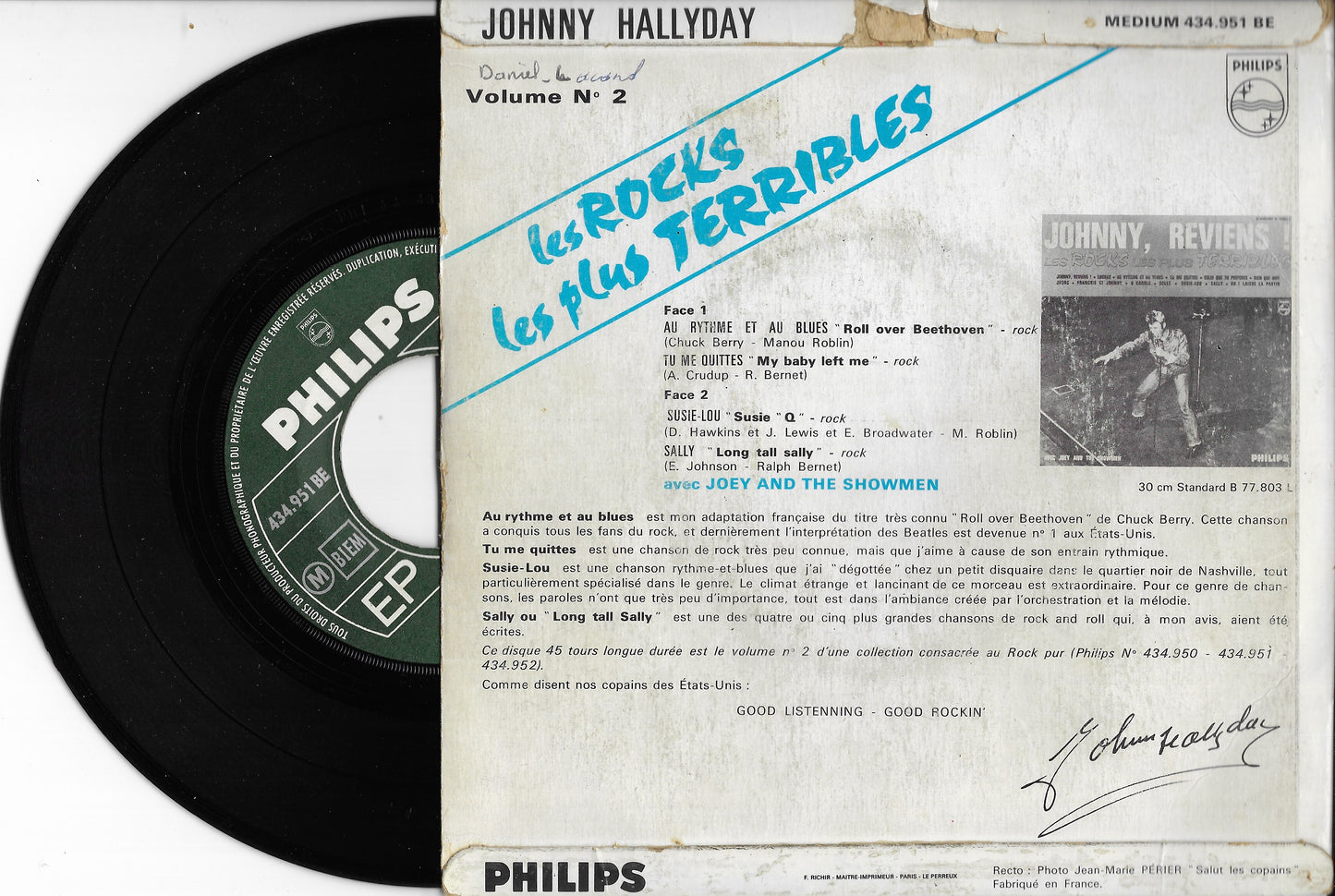 JOHNNY HALLYDAY - Les Rocks Les Plus Terribles Vol. 2