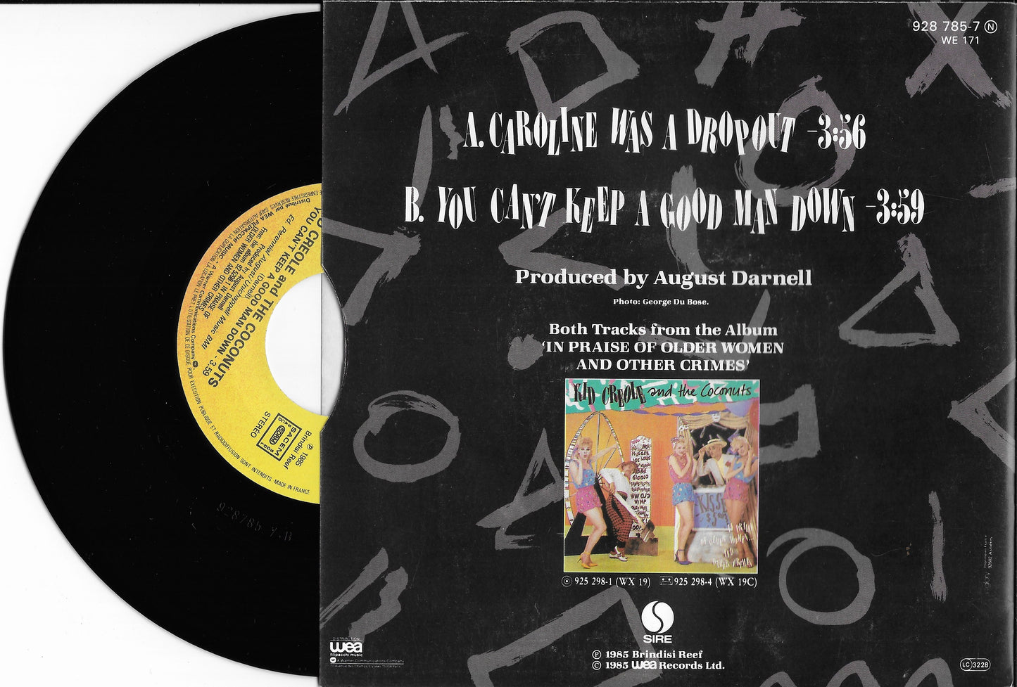 KID CREOLE AND THE COCONUTS - Caroline Was A Dropout