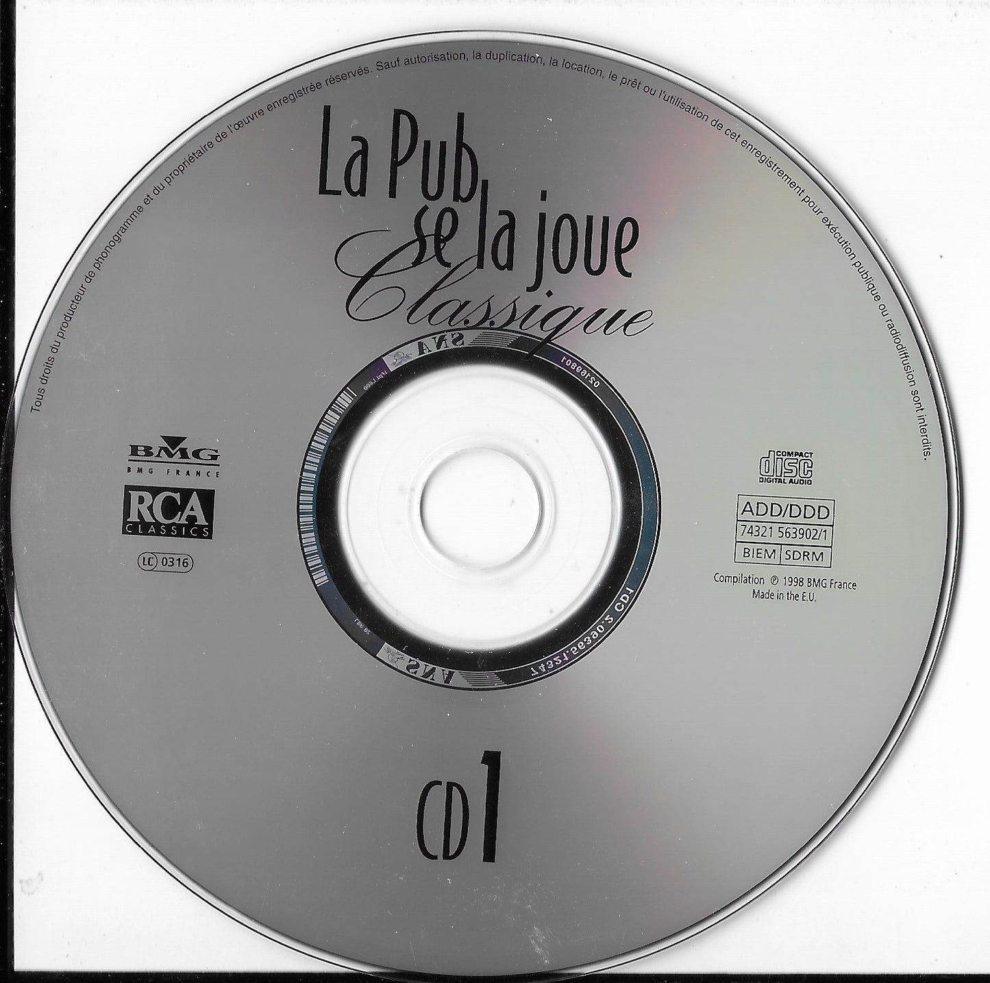 LA PUB SE LA JOUE CLASSIQUE