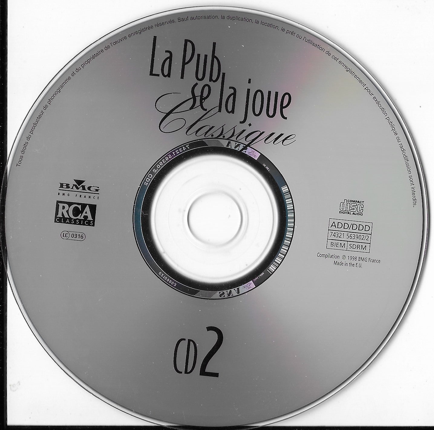 LA PUB SE LA JOUE CLASSIQUE