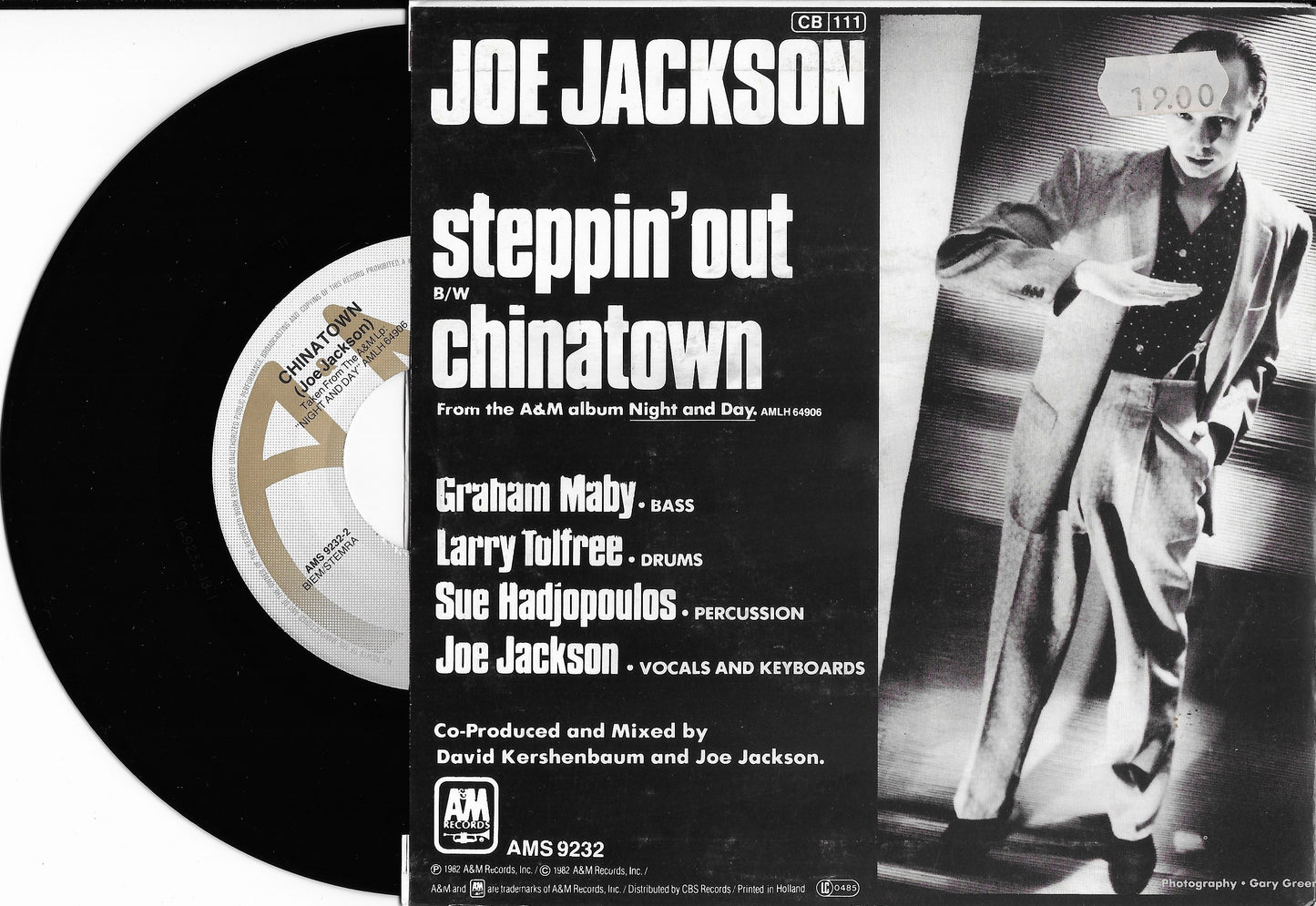 JOE JACKSON - Steppin' Out / Chinatown