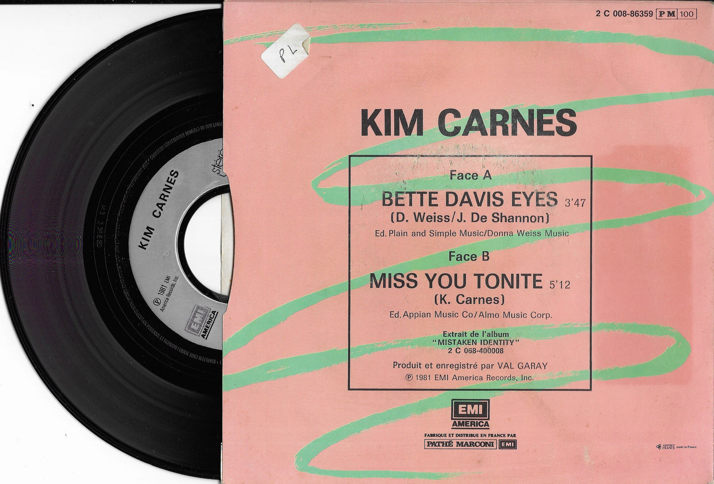 KIM CARNES - Bette Davis Eyes
