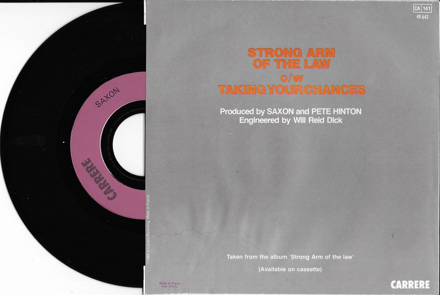 SAXON - Strong Arm Of The Law