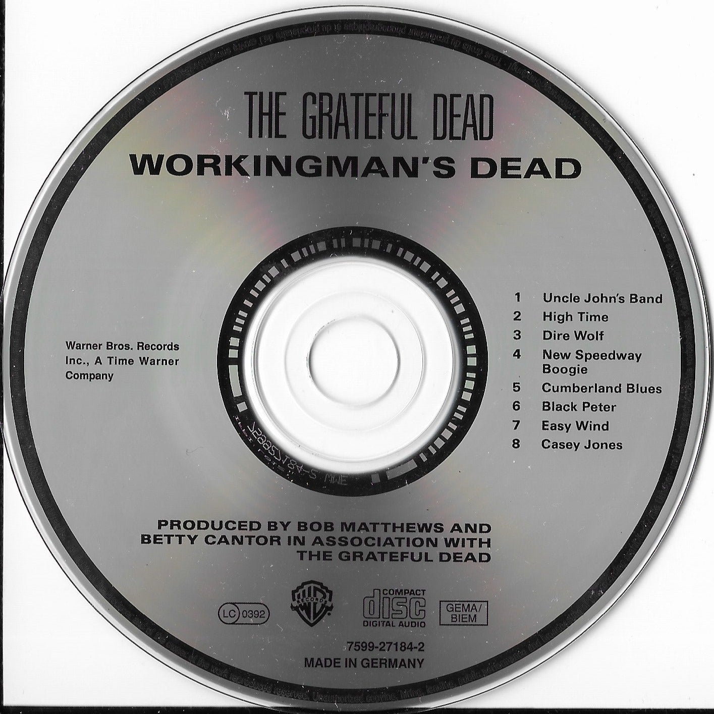 THE GRATEFUL DEAD - Workingman's Dead