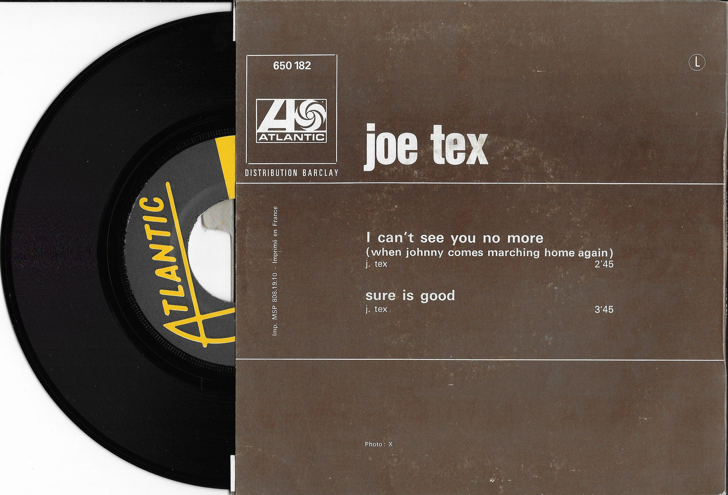 JOE TEX - (When Johnny Comes Marching Home Again) I Can't See You No More