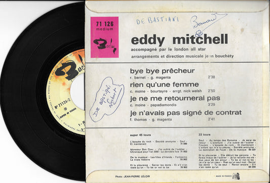 EDDY MITCHELL - Bye Bye Precheur