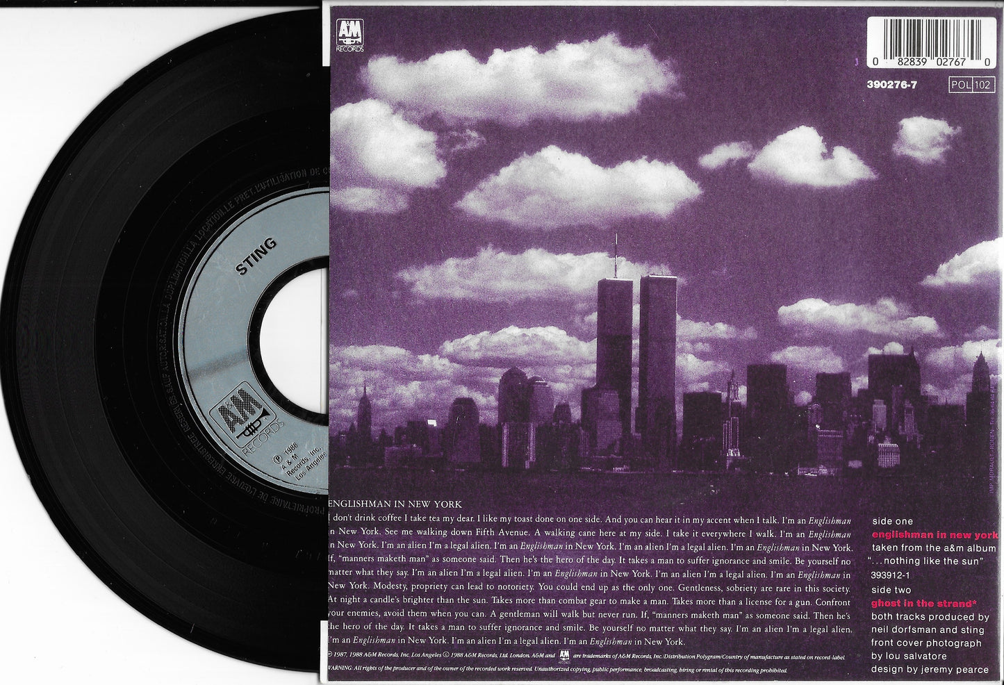 STING - Englishman In New York