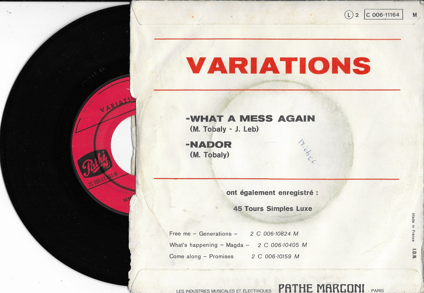 VARIATIONS - What A Mess Again / Nador