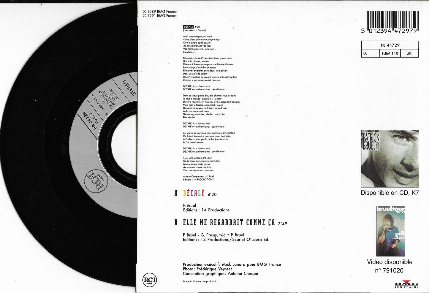 PATRICK BRUEL - Décalé