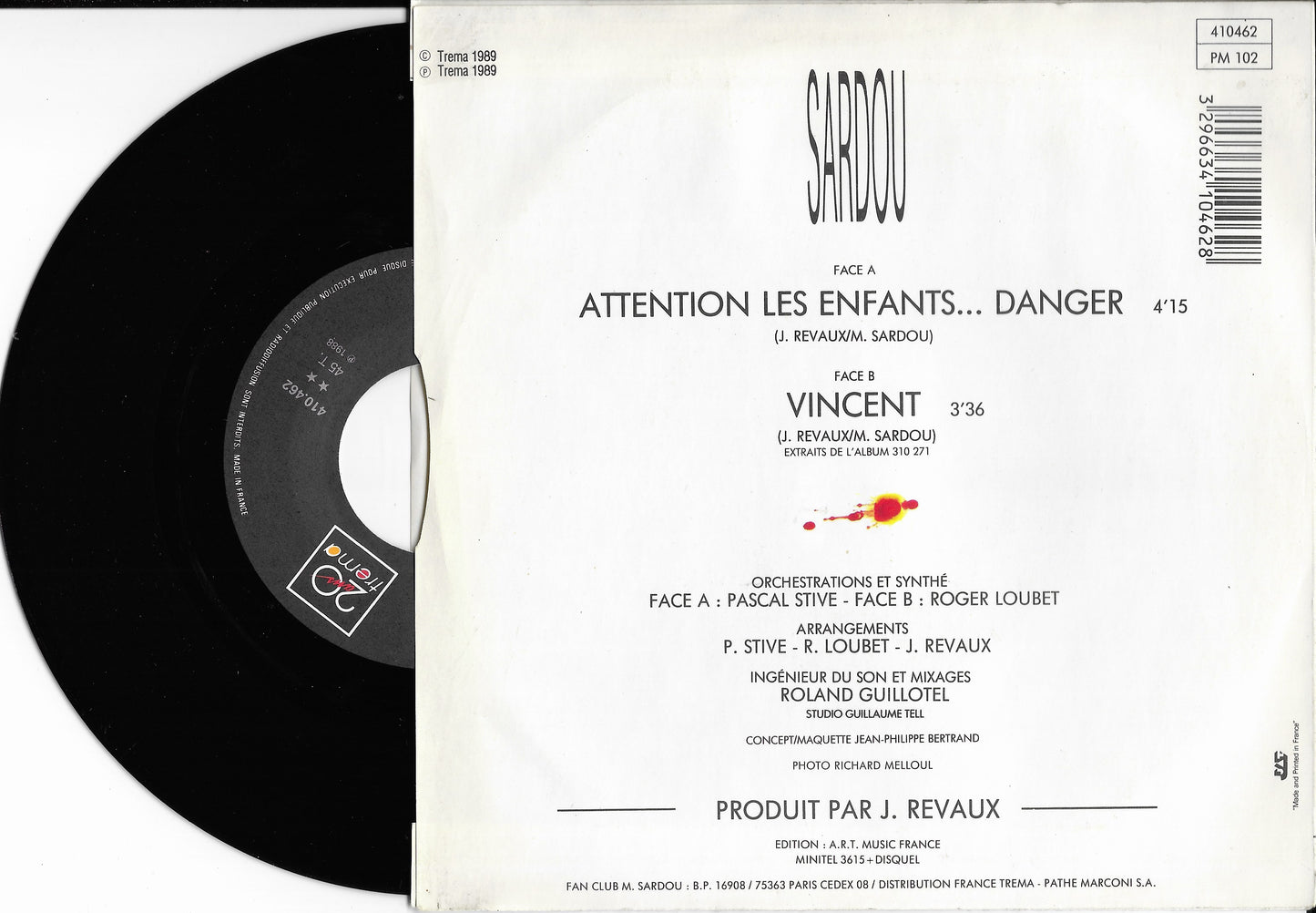 MICHEL SARDOU - Attention Les Enfants...Danger