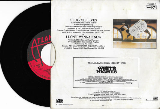 PHIL COLLINS & MARILYN MARTIN - Separate Lives (Thème Du Film White Nights)
