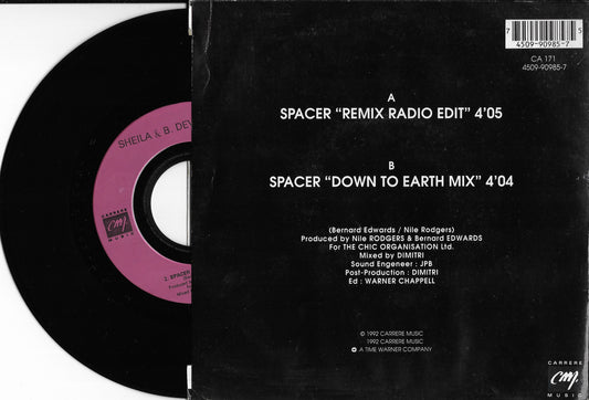 SHEILA & B. DEVOTION - Spacer (Remix 1992)