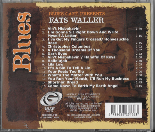 FATS WALLER - Blues Café Presents Fats Waller - Ain't Misbehavin'
