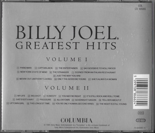 BILLY JOEL - Greatest Hits Volume I & Volume II