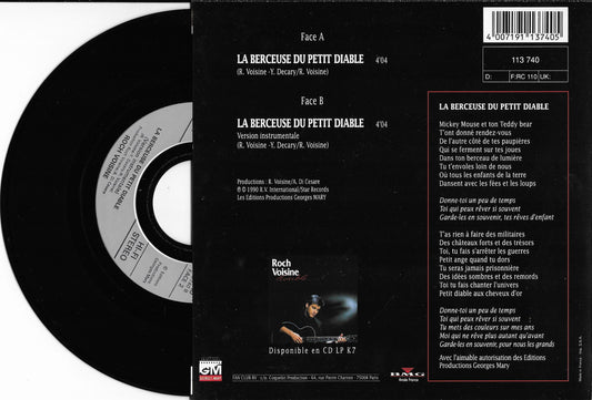 ROCH VOISINE - La Berceuse Du Petit Diable