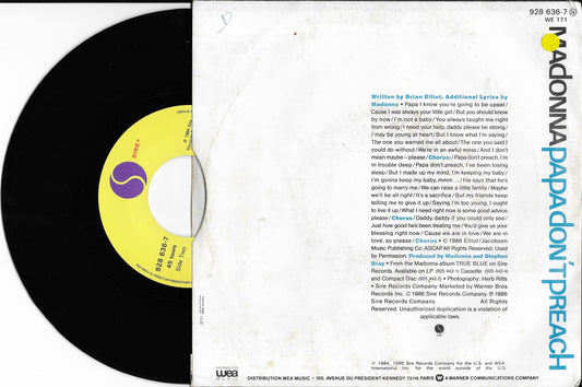 MADONNA - Papa Don't Preach