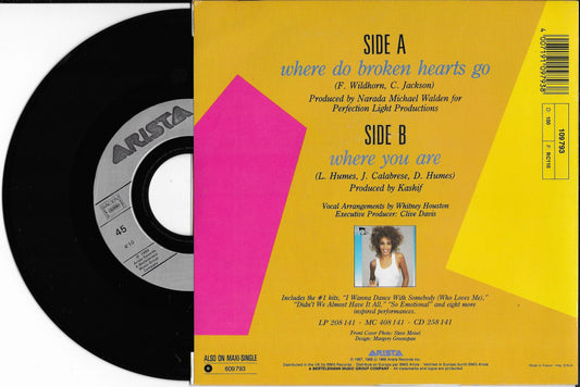 WHITNEY HOUSTON - Where Do Broken Hearts Go