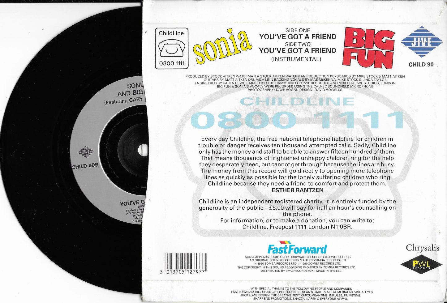 BIG FUN AND SONIA - You've Got A Friend